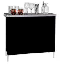 39” L x 15” W x 35” H Portable Outdoor Patio Wet Bar/Table, Skirt and Carry Case Included!! NEW IN BOX!!