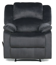 Relax-A-Lounger London Standard Manual Recliner, Gray Microfiber!! NEW AND ASSEMBLED!!
