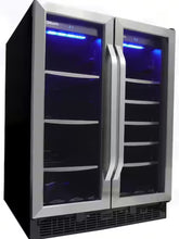 Silhouette Dual Zone 23.81 in. Wide 60 beverage cans and 27 bottles of wine Built-in Beverage Center in Stainless Steel! (BRAND NEW)