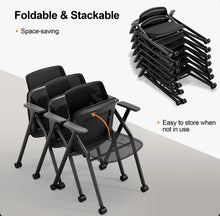 Niaja Foldable Training Chair Nesting BIFMA-Certified Chairs Stackable (Set of 2)!! BRAND NEW - WE DO NOT SHIP!!