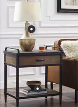 Emy Rustic Accent End Table! (NEW IN BOX)