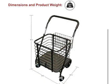 Milwaukee Heavy-Duty Steel Shopping Cart in Black! (BRAND NEW)