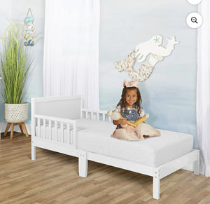 Dream on Me Brookside Toddler Bed, White- new in box
