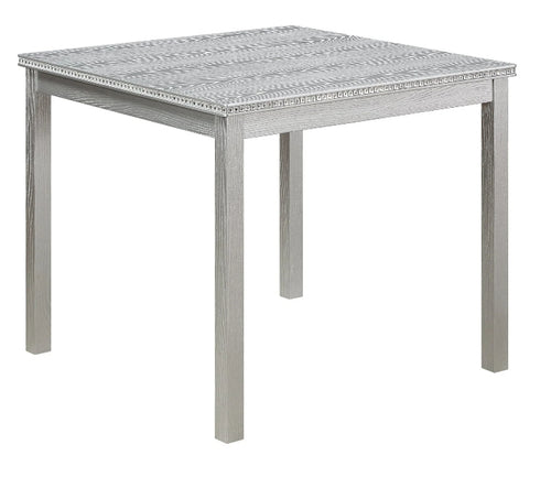 Square Solid Wood Dining Room Table, Gray!! NEW IN BOX!!