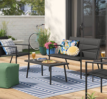4-Piece Padded Sling Patio Conversation Set from Room Essentials- new in the box!