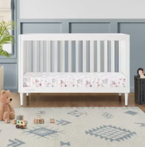Delta Children Bowie 4-in-1 Convertible Acrylic Crib, White! - Greenguard Gold Certified! (NEW IN BOX)