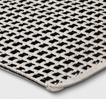 8’ x10' Micro Grid Rectangular Woven Indoor Outdoor Area Rug Gray - Threshold - WE DO NOT SHIP!!