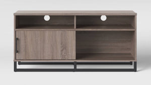 Mixed Material TV Stand for TVs up to 54" Gray - Room Essentials™!! NEW IN BOX!!