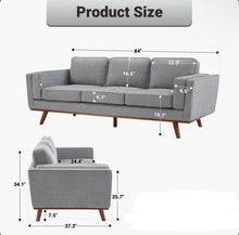 George Oliver Estes Inayat 84'' Upholstered Sofa- WE DO NOT SHIP!!