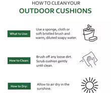 Marlow Floral Rectangle Outdoor Bench Cushion, 2Pc!