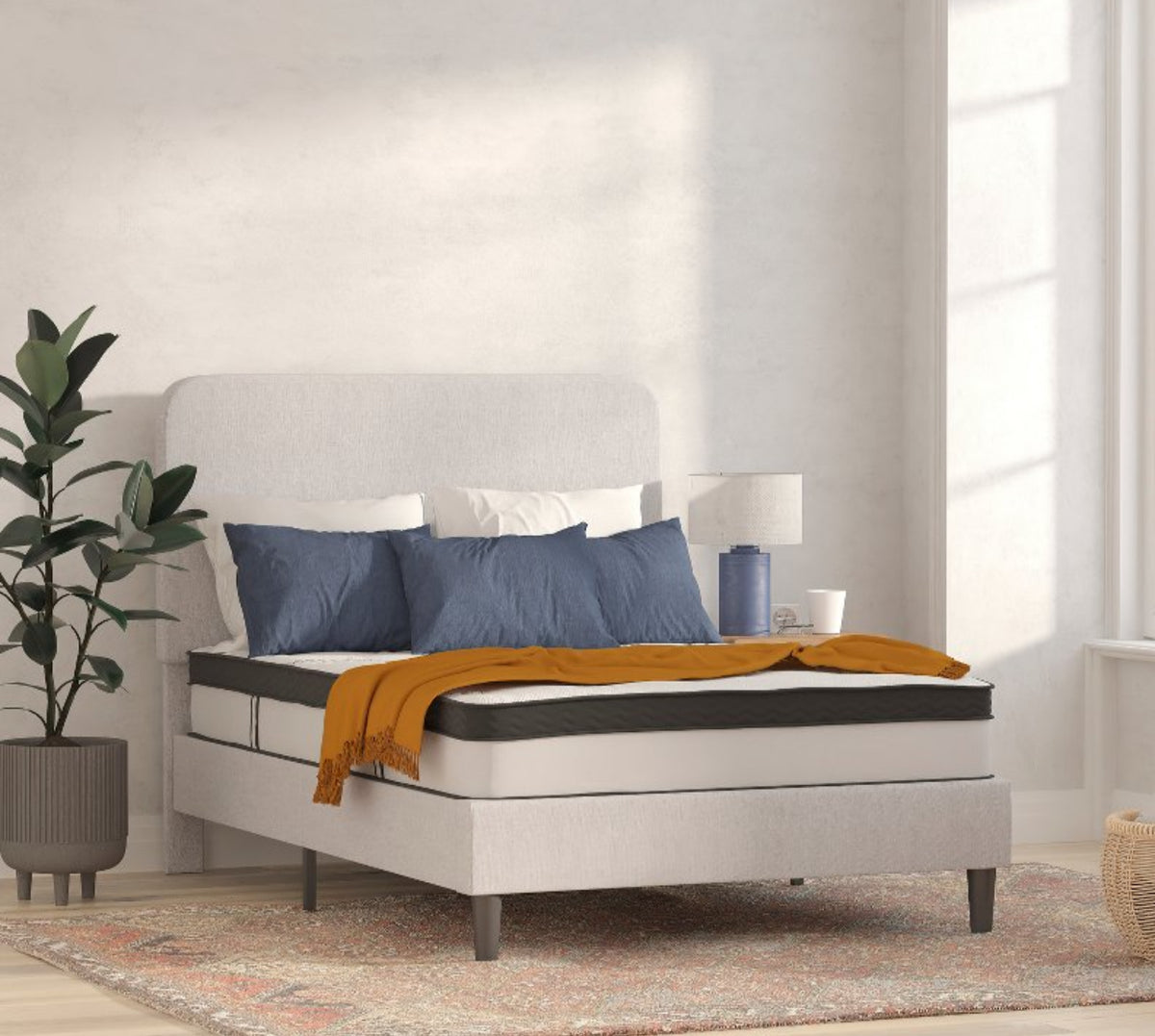 Hybrid Foam and Pocket Spring Full Mattress in a Box new! Big Catch