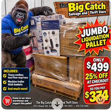 Jumbo Liquidation Pallet #2710

 

DON’T MISS THIS ONE!