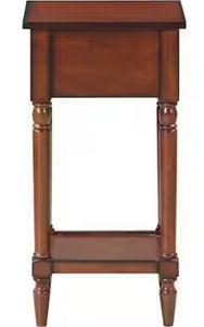 French Country Mahogany Khloe Accent Table! (NEW IN BOX)