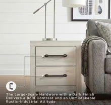 SET OF 2! - Cambeck Whitewash 2-Drawer 21.69 in. W Nightstands- new -