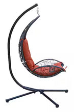 Cushioned Rattan Wicker Hammock Hanging Chair with Stand!! NEW IN BOX!!