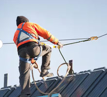 50 ft. Fall Protection Rope Polyester Roofing Rope Climbing Lanyard CE Compliant Fall Arrest Protection Equipment- NEW