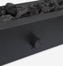 28" Outdoor Tabletop Fireplace Black - Threshold! (NEW IN BOX)