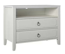Her Majesty 2-Drawer Soft White Nightstand!! NEW IN BOX!!
