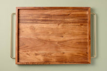 Wooden Tray with Brass Wire Handles - Hearth & Hand!! NEW!!