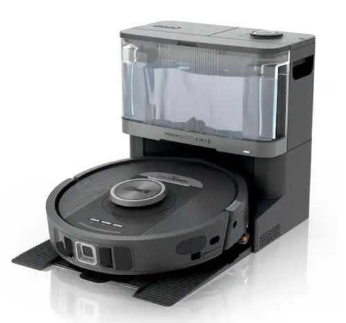 Shark PowerDetect NeverTouch 13in Robotic Vacuum and Mop with Smart Navigation Path, Bagless, HEPA, Multisurface in Gray!! NEW IN BOX!!