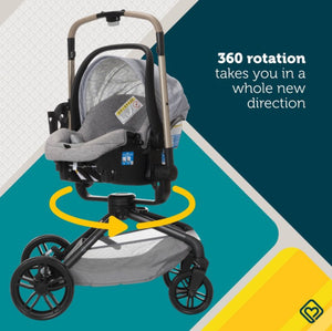 Safety 1st Turn & Go Rotating Travel System!! NEW IN BOX!!