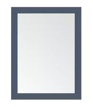 Home Decorators Collection Lincoln 22 in. W x 30 in. H Rectangular Framed Wall Mount Bathroom Vanity Mirror in Midnight Blue!! BRAND NEW!!