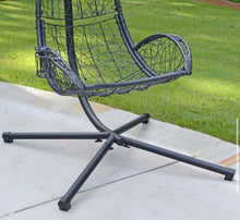 Cushioned Rattan Wicker Hammock Hanging Chair with Stand!! NEW IN BOX!!