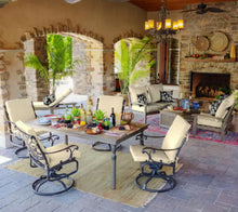 Set of 4 - 22 in. x 24 in. 2-Piece Deep Seating Outdoor Lounge Chair Cushion in Tan, Butts & Backs! (NEW IN BOX’S)