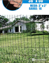 3 ft. x 50 ft. 16-Gauge Green Vinyl Coated Welded Wire Fence with Mesh Size 3 in. x 2 in.- new in box