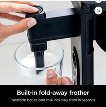 Ninja Specialty Coffee Maker, Hot & Iced Coffee, 6 Brew Styles, 10-Cup Carafe, Fold-Away Frother, Permanent Filter, Removable Reservoir, Black, CM300