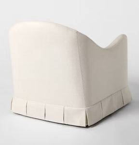 Box Pleat Upholstered Chair - Threshold! (NEW IN BOX)