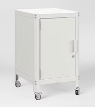Metal Rolling Locker Storage Cabinet with Lock, White! (NEW)