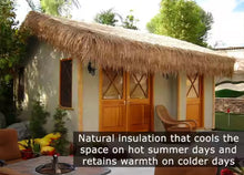 Backyard X-Scapes 35 in. H x 60 ft. L Mexican Palm Thatch Runner! (NEW IN BOX)