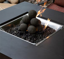 4 in. Set of 14 Ceramic Fire Balls in Charcoal Gray