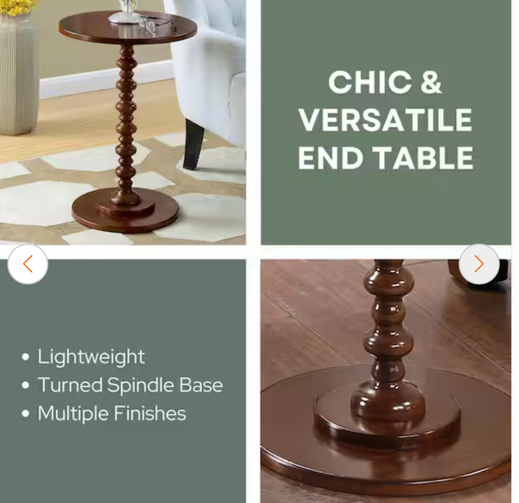 Convenience Concepts
Palm Beach Espresso Spindle End Table- new and assembled