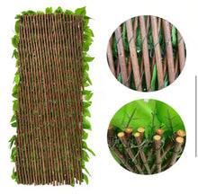 Expandable 22 in. x 120 in. Purple Artificial Hydrangea Hedge Panel Faux Ivy Privacy Fence for Outdoor 1 Piece! (NEW)