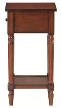 French Country Mahogany Khloe Accent Table! (NEW IN BOX)
