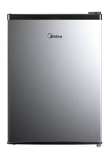 Midea 2.4 cu ft Compact Refrigerator: Energy Star Certified Dorm Fridge, Freestanding, Silver, Reversible Door! (BRAND NEW)