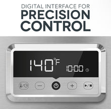 Dash Chef Series Stainless Steel Sous Vide, 8.5 quart, Silver/Black