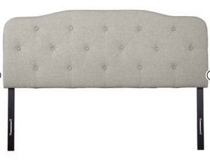 Home Design Angela Headboard, Warm Grey, Queen! (NEW IN BOX)