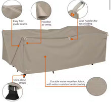 Storigami 140 in. L x 70 in. W x 35 in. H Goat Tan Easy Fold General Purpose Patio Furniture Cover! (BRAND NEW)