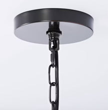 Metal Pendant Ceiling Light, Black Top - White Bottom! (NEW IN BOX)