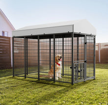 HomLux Metal Yard Kennel With Door