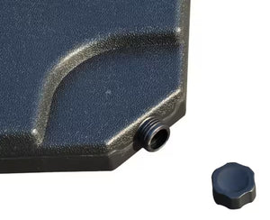 Outsunny 39.75 in. Offset Patio Umbrella Base Weight Set in Black (4-Piece)!! NEW IN BOX!!