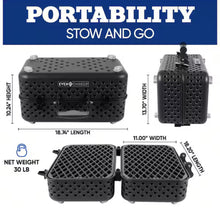 Even Embers Tabletop Portable Charcoal Grill in Black