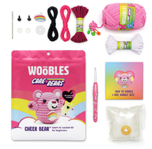 The Woobles Beginner Crochet Amigurumi Kit – Cheer Bear, Learn to Crochet Character Craft Kit for Kids and Adults!! BRAND NEW!!