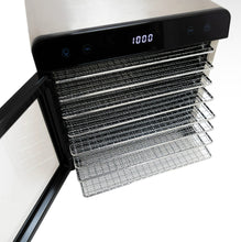 NESCO 8-Tray Premium Stainless Steel Digital Dehydrator with Glass Window