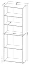 5 Shelf Bookcase - Room Essentials, White