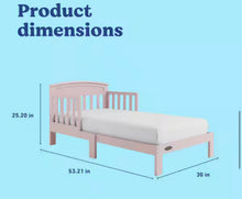 Benton Blush Toddler Bed, Pink! (NEW IN BOX)
