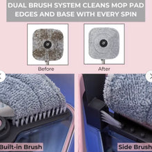 True & Tidy True Clean Spin Mop and Bucket System: Microfiber Cleaning Tools for Household Floor Maintenance! (NEW)